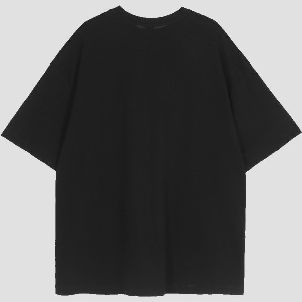 Mask-tide tee – Black